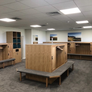 Locker Room & bathrooms, Conwy Golf Club - Interior Design Project